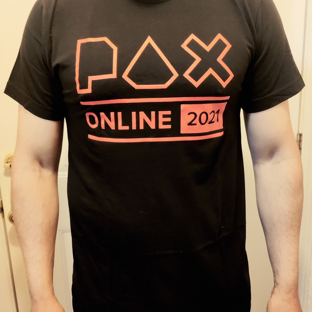 PAX Online 2021 Black and Red/Orange  T-Shirt